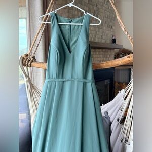 NWT Azazie eucalyptus Dress